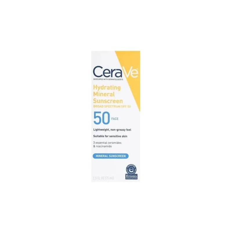 Cerave Mineral De Protección Solar Hidratante Spf50 Rostro