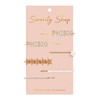 Phi Sigma Sigma - Sorority Hair Clips - 6/pack