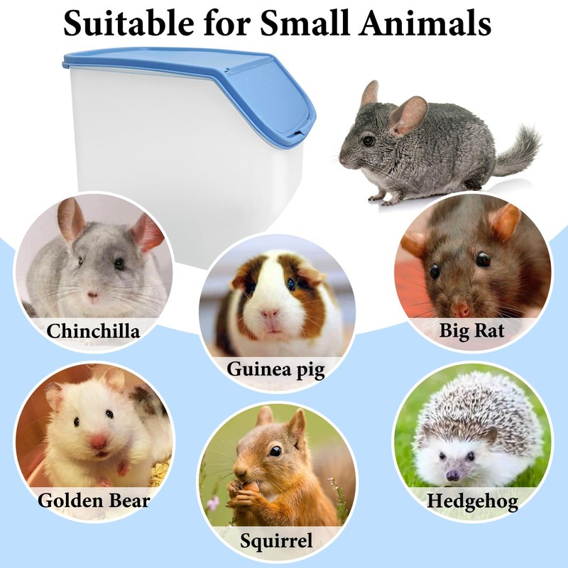 BNOSDM Large Chinchilla Sand Bath Container Large Chinchilla Dust Bath