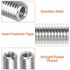 WeddHuis Threaded Sleeve 10 Pieces Stainless Steel Self-Tapping Thread Insert