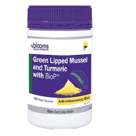 Blooms Green Lip Mussel 500Mg & Turmeric 1500Mg 100Vcap