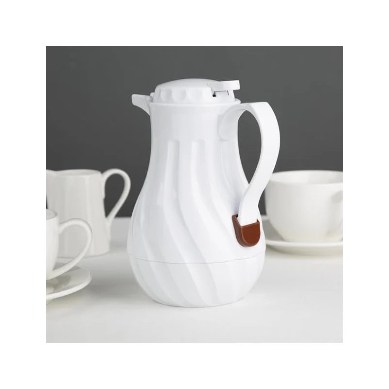 Olympia Olympia Insulated Swirl Jug White - 0.5Ltr 16.9fl oz