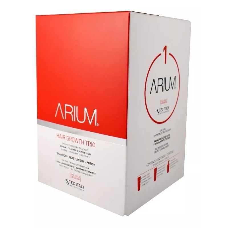 Tec Italy Kit Arium 1 Cabello Delgado Y Químicamente Tratado