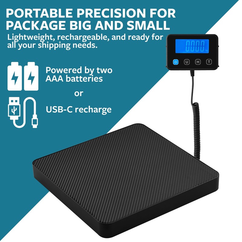 Smart Weigh Shipping Scale 440 lbs, 1g Highly Accurate Digital