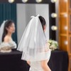 [SaveSooo] Wedding Veil 1 Piece Veil Wedding with Bowknot Wedding