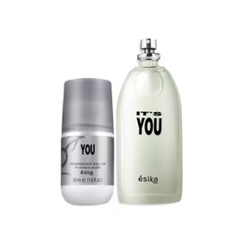 It's You Unisex by Esika, Eau de Toilette 3.4 fl. oz. and Antiperspirant Roll-On Deodorant 1.7 fl. oz.