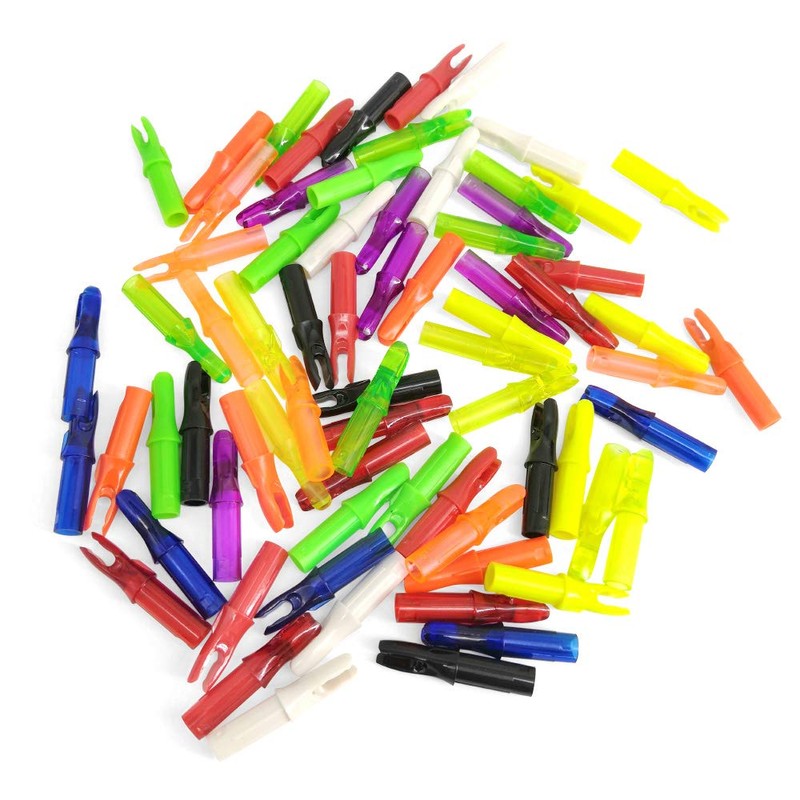 MILAEM 50pcs Archery Arrow Cams Arrows Cams Plastic Insert Arrow