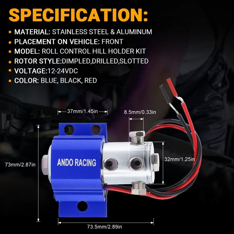ANDO RACING Front Brake Line Lock Kit Heavy Duty Type