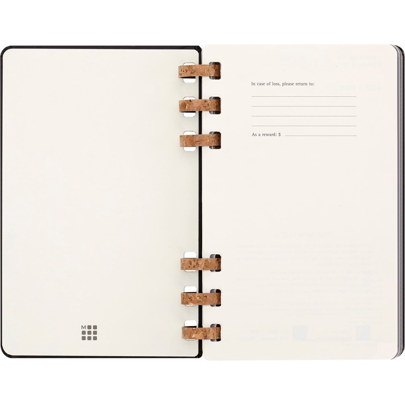 Moleskine Monthly and Weekly Spiral Agenda 12 Months 2024, Agenda
