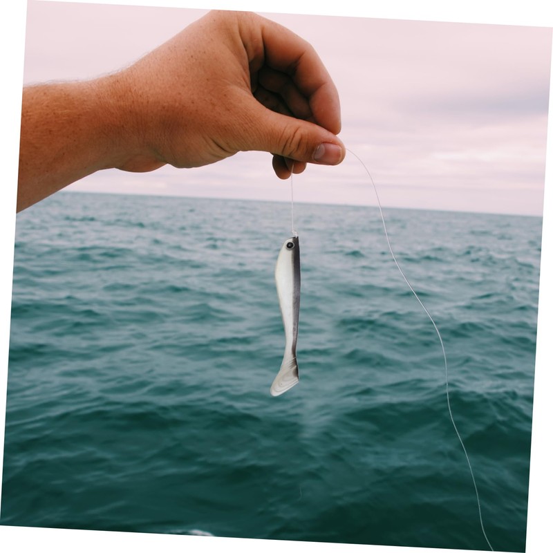 Kisangel 6pcs Double Back Artificial Fishing Lures Realistic Simulation Bait