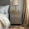 HOME EDIT Gold Cabinet Knobs Single Hole Wide Base Square