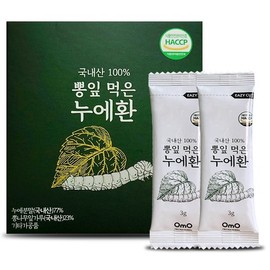 OMU 뽕잎 먹은 누에환 스틱형 국내산 누에가루 Silkworm Powder Stick Type from Locally Sourced Mulberry Leaf-fed Silkworms