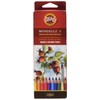 KOH-I-NOOR Mondeluz Fruit Aquarell Coloured Pencils (Set of 18)