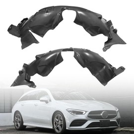 SecosAutoparts Front Splash Shield Fender Liner Pair Compatible with Mercedes-Benz CLA250 2014-2019 Replace# 2466900100 2466900200