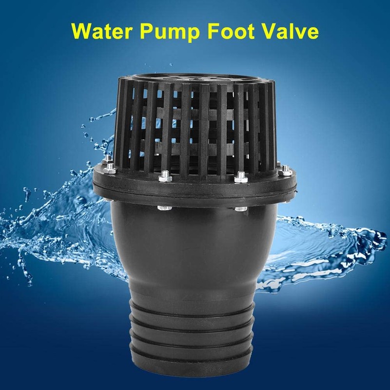 Foot Valve Black PVC Low Pressure Flat Check Valve for