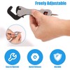 Taicols Multi Functional Self-Adjusting, Mini Adjustable Wrench 2-in-1 Wrench Tool,