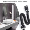 TOMVAES Handwashing Sink Drain Pipe Kit with 2 Waterproof Straps