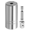 Lpluziyyds Universal Socket Set, Multi-Function Universal Socket Tool with Drill