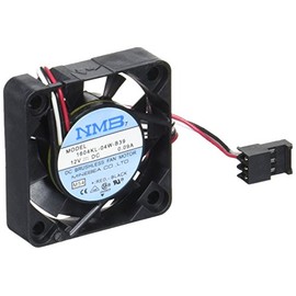 Minebea Matsushita Motor NMB-MAT-0410B45 1.6 x 0.4 inches (40 x 40 x 10 mm) FAN Quiet, Long Life, Ribbed, 2 Ball Bearings, Speed Sensor Included, Fan Motor
