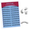 Mayhug Natural Lash Clusters Left&Right 120pcs Eyelash Clusters D Curl