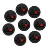 Levemolo 8Pcs Speaker Wire Connector Clamps Round Spring Clip Terminal