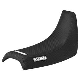 Yamaha PW 50  PW50  Gripper Seat Cover  by Enjoy Mfg ALL BLACK STANDARD #91
