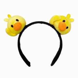 Plush Doll Cute Yellow Duck Hairband Adult Child Animal Cartoon Headband Makeup Wash Face Headwear Decoration Props