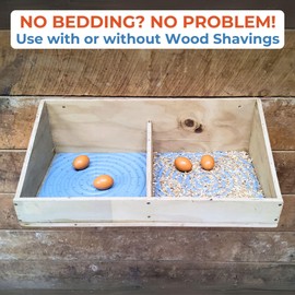 Lil'Clucker Washable Chicken Nesting Pads for Laying Eggs Nesting Pads for Chicken Coop Nesting Chickens Durable Chicken Bedding for Coop, Poultry Nest Box Pads for Chickens (Gray, 4-Pack)