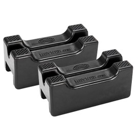 HEYNER® Rubber Pads Set of 2 for Axle Stands 347430 (3t) Width 28 mm 3t Rubber Buffer Trolley Jack Rubber Protects Underbody
