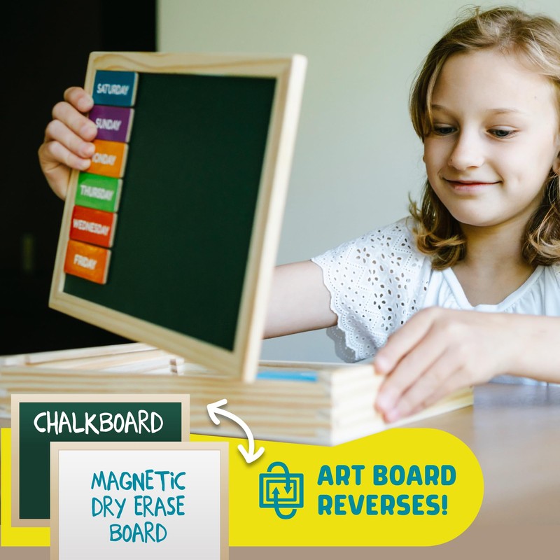 Chuckle & Roar - Easel Jr. Magnetic Dry-Erase and Chalk