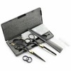 Haryali London Professional Hairdressing Scissors Set with Adjustable Screw Texture