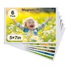 KKJCXY Magnetic Picture Frame, Holds 5X7 Inches Pictures, Reusable White