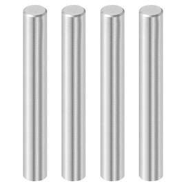 sourcing map 4 Pcs 10 mm x 70 mm Dowel Pins, 316L Stainless Steel Cylindrical Dowel Pins Shelf Support Peg Pin Rod Fasten Elements Metal Shelf Pegs Silver Tone