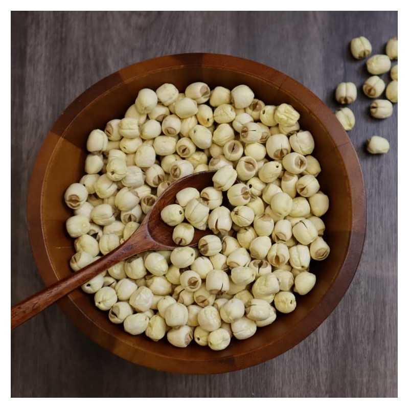 Royal Seafood USA Premium Raw White lotus seed, 225g dried