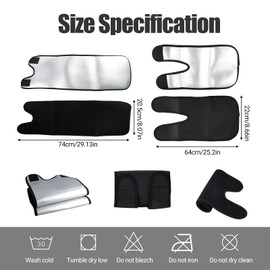 2 PCS Thigh Slimmer, Thigh Trimmers, Compression Sleeve Women Slimming Workout Gear Adjustable for Men and Women Fitness with 2pcs Arm Sweat Bands