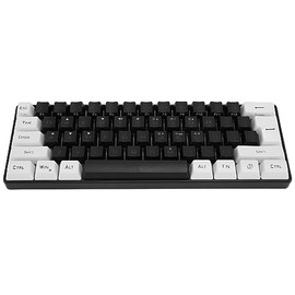 Teclado Portátil G61 Mini RGB, Teclado Ergonómico para Juegos con Cable de Sensación Mecánica, Teclado de 61 Teclas con Retroiluminación LED para...  