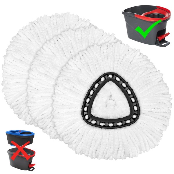 3 Pack Mop Replacement Heads for O-Ceda Mop Replace Head