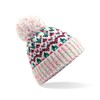ASVP Shop Corkscrew Cable Knitted Bobble Hat Plain Mens Womens