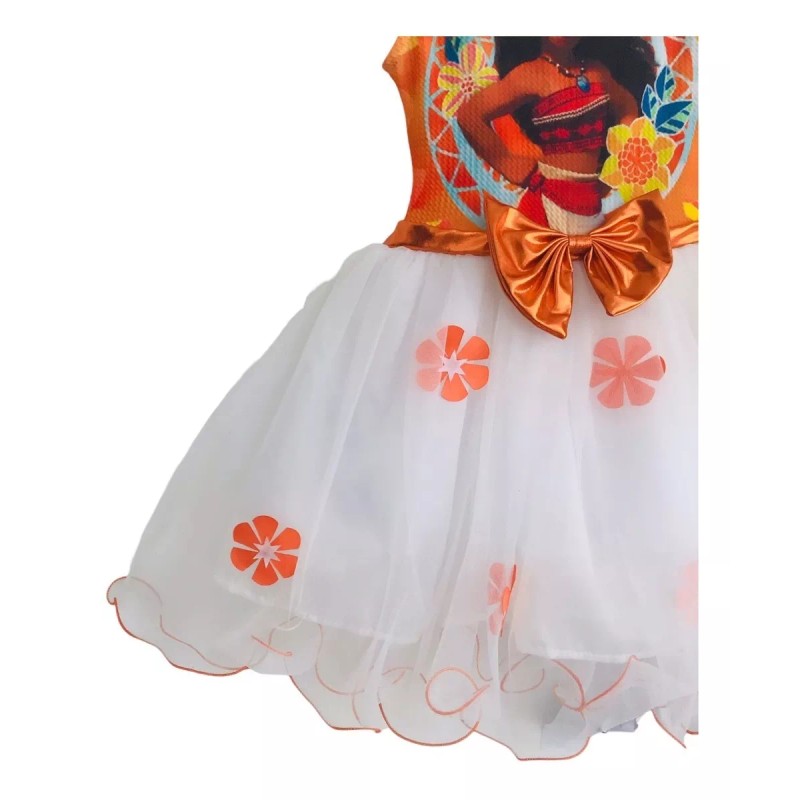 Tuybb Disfraz Vestido Princesa Moana Bebe Niña Navidad Fiesta Cumpleaños
