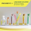 President Kids Toothpaste for Children 3-6 Years Flavour Cola Prevents