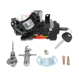 Partuto No.81905-C2510 Ignition Lock Cylinder Assembly for Hyundai Sonata 2015-2019 Front LH Door Lock Trunk Lock Glove Box Lock Ignition Switch Housing with 2 Keys No.81900-C1B00 1 Set