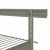 ClosetMaid ShelfTrack Nickel Standard Upright, Closet System Hardware, 30 in.,