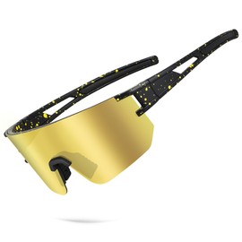 BOLLFO Polarized Sports Sunglasses,UV400 Protection Outdoor Glasses for Men Women Youth Baseball Cycling Running Driving Golf