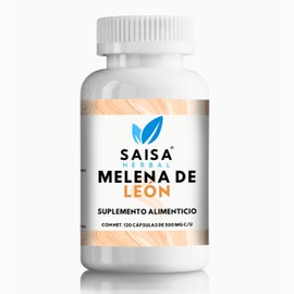 SAISA HERBAL Melena de León,120 Cápsulas  Memoria, Concentración, Bienestar Cognitivo  Suplemento Natural Calidad Premium                             