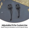 YAFIYGI 8Pcs Web Dominator Molle Strap Keepers with Elastic String