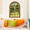 3D Wall Stickers Fake Window Wall Stickers,Arched Garden Scenery View