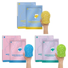 Mad Forcos Body Peeling Pad Exfoliation Scrub Deep Moisture, 27ml, 10 pieces / 매드포코스 바디 필링 패드각질제거 스크럽 딥모이스쳐, 27ml, 10개