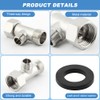 Bidet T Adapter, 3 Way Adapter or Tee Connector (Thread