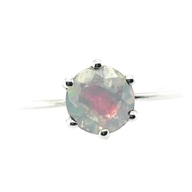 Natural Rocks by Kala Genuine Ethiopian Opal 925 Solid Sterling Silver Engagement Ring Size 5, 6, 7, 8, 9