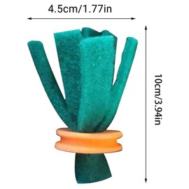 AIMALL Medaka Fish Egg Collection Device – 10PCS Floating Egg Catcher with Random Colour Rings for Aquarium Breeding, Hanging Spawning Collector for Guppy and Small Fish